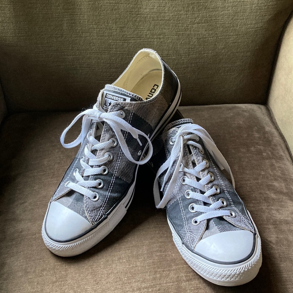 Converse grey plaid Men’s